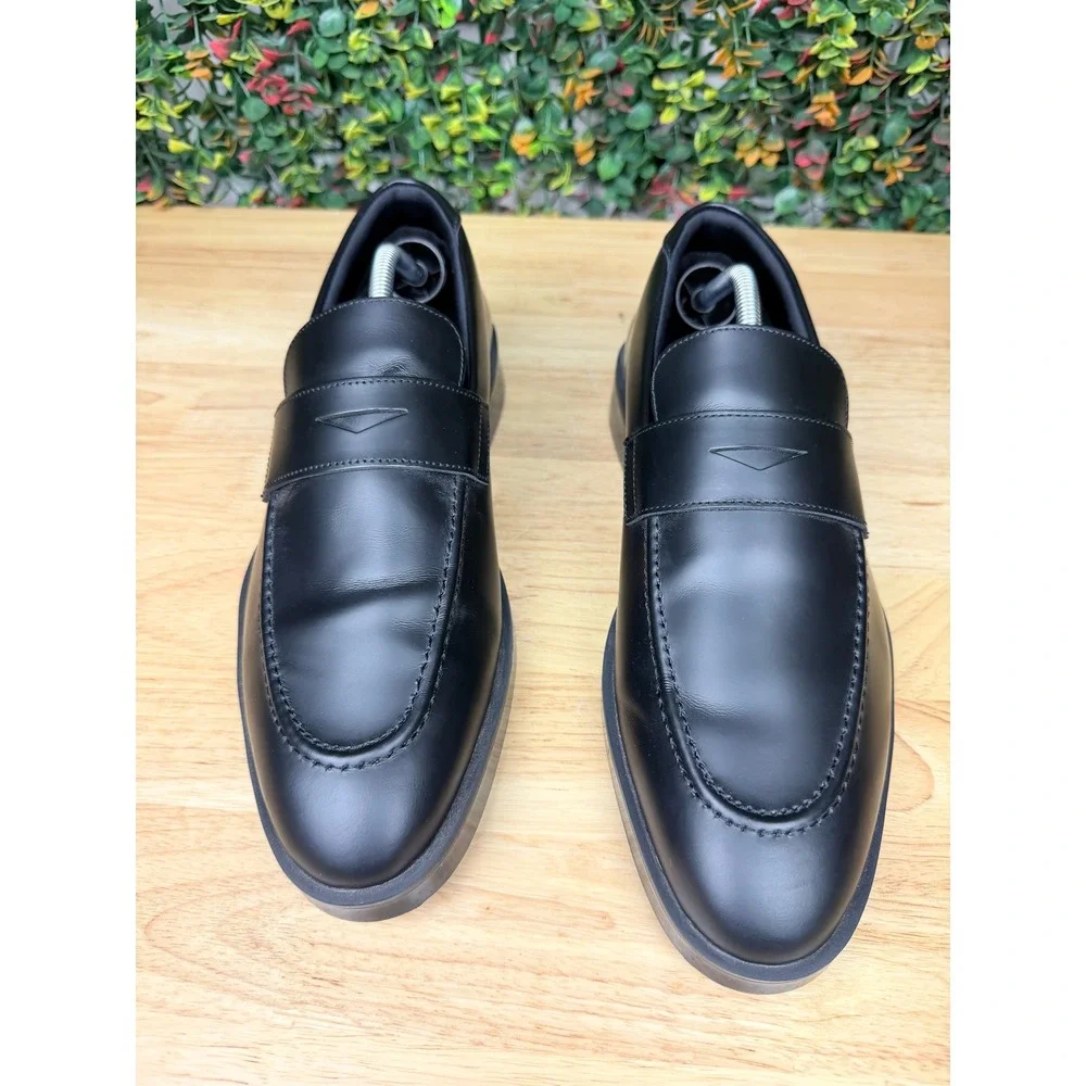Wolf & Shepherd Crossover Closer Loafer Black Leather Mens 10.5 M UFT-0311-010